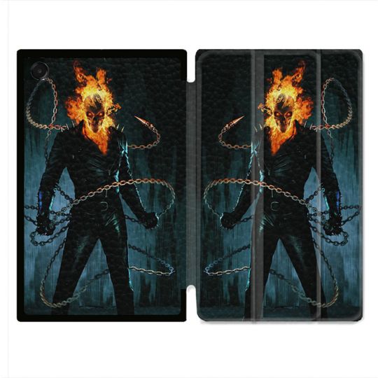 Coque Renforcée Pour Galaxy Tab A11 Plus Ghost Rider