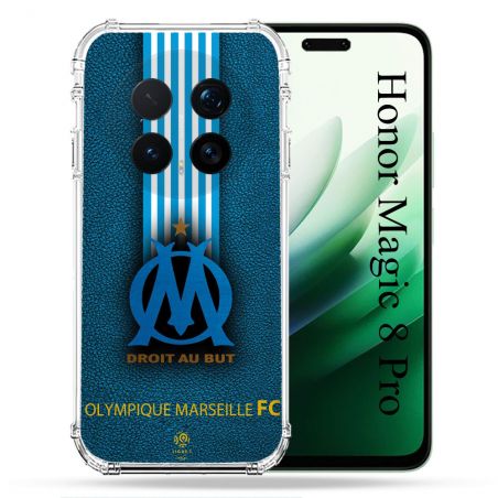 Coque Renforcée Pour Honor Magic 8 Pro 5G Olympique Marseille OM Bande