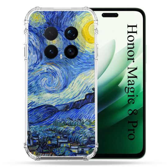 Coque Renforcée Pour Honor Magic 8 Pro 5G Peinture La nuit étoilée