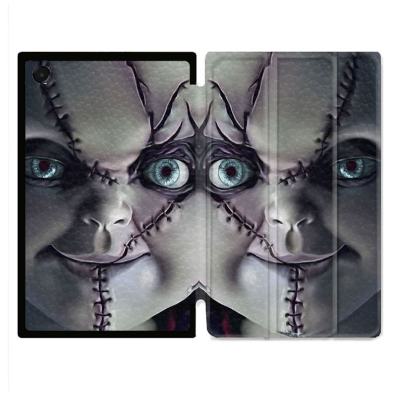 Coque Renforcée Pour Galaxy Tab A11 Plus Horreur Chucky Cicatrice
