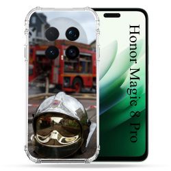 Coque Renforcée Pour Honor Magic 8 Pro 5G Pompier Casque Camion
