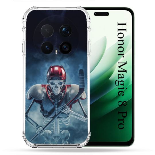 Coque Renforcée Pour Honor Magic 8 Pro 5G Sport Hockey Squelette