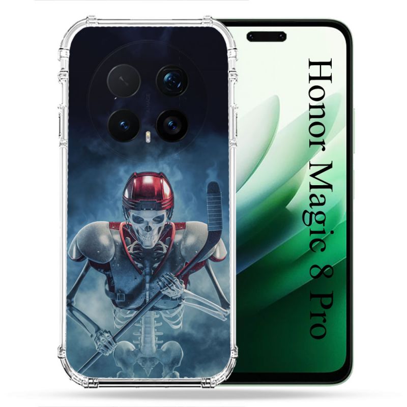 Coque Renforcée Pour Honor Magic 8 Pro 5G Sport Hockey Squelette