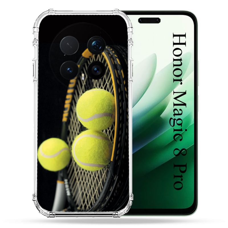 Coque Renforcée Pour Honor Magic 8 Pro 5G Sport Tennis Balls