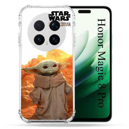 Coque Renforcée Pour Honor Magic 8 Pro 5G Star Wars - Yoda bebe soleil