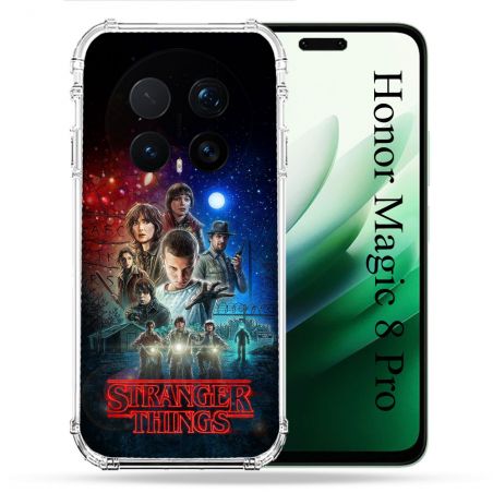Coque Renforcée Pour Honor Magic 8 Pro 5G Stranger Things Affiche 1