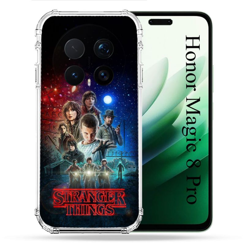 Coque Renforcée Pour Honor Magic 8 Pro 5G Stranger Things Affiche 1