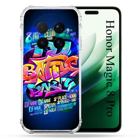 Coque Renforcée Pour Honor Magic 8 Pro 5G Street Art Rap