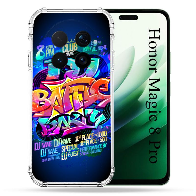 Coque Renforcée Pour Honor Magic 8 Pro 5G Street Art Rap