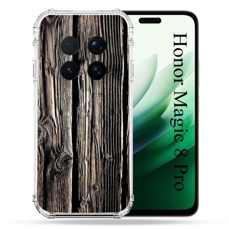 Coque Renforcée Pour Honor Magic 8 Pro 5G Texture Bois