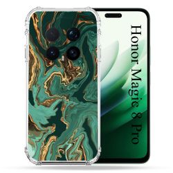 Coque Renforcée Pour Honor Magic 8 Pro 5G Texture Marbre Vert