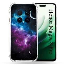 Coque Renforcée Pour Honor Magic 8 Pro 5G Univers Bleu Violet
