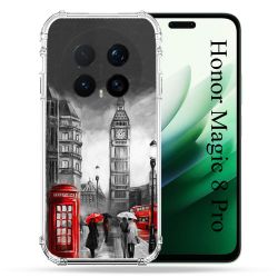 Coque Renforcée Pour Honor Magic 8 Pro 5G Voyage Angleterre Londres Vintage