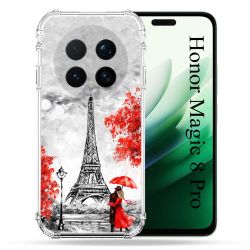 Coque Renforcée Pour Honor Magic 8 Pro 5G Voyage France Paris Rouge
