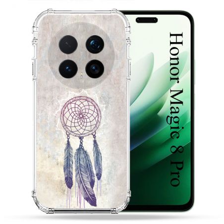 Coque Renforcée Pour Honor Magic 8 Pro 5G Zen Attrape Reve Blanc