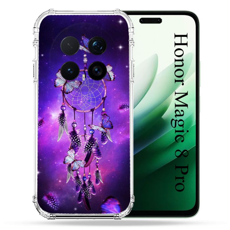 Coque Renforcée Pour Honor Magic 8 Pro 5G Zen Attrape Reve Papillon