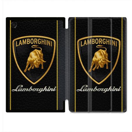 Coque Renforcée Pour Galaxy Tab A11 Plus Lamborghini Carbone