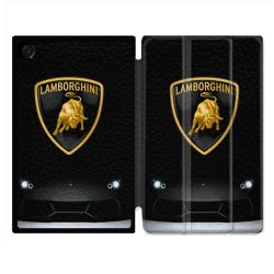 Coque Renforcée Pour Galaxy Tab A11 Plus Lamborghini Noir