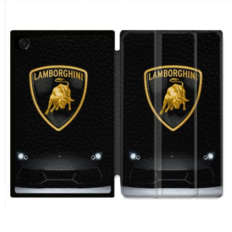 Coque Renforcée Pour Galaxy Tab A11 Plus Lamborghini Noir