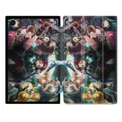 Coque Renforcée Pour Galaxy Tab A11 Plus Manga Demon Slayer Groupe