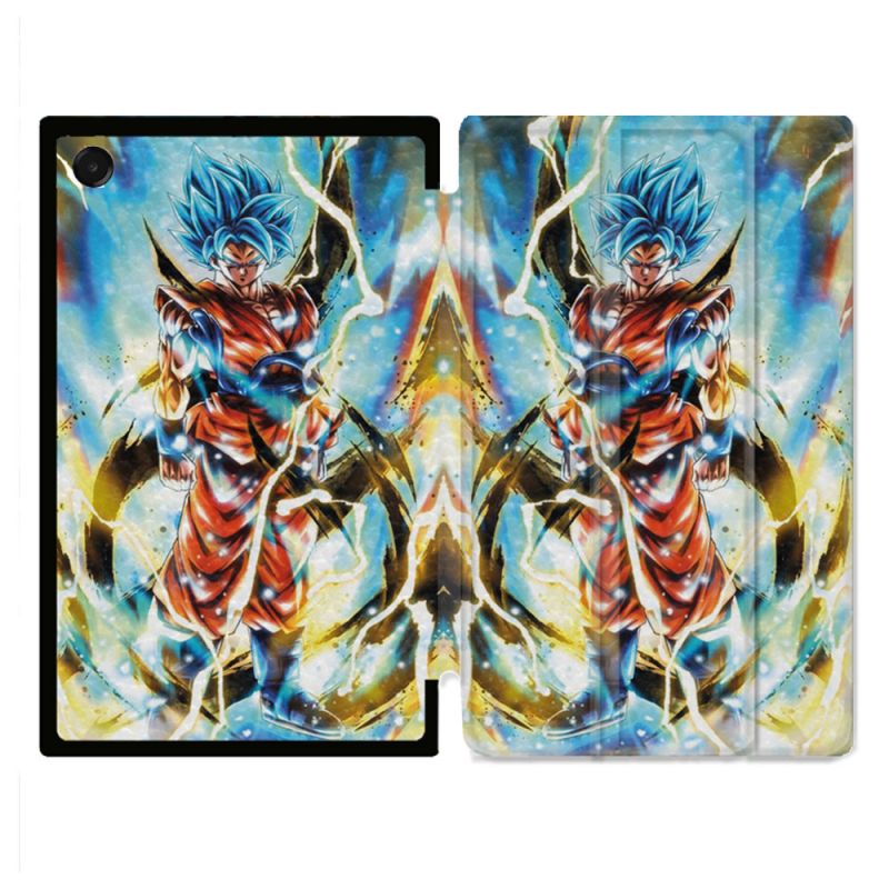 Coque Renforcée Pour Galaxy Tab A11 Plus Manga Dragon Ball Sangoku Blanc