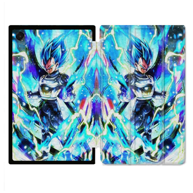 Coque Renforcée Pour Galaxy Tab A11 Plus Manga Dragon Ball Vegeta Bleu