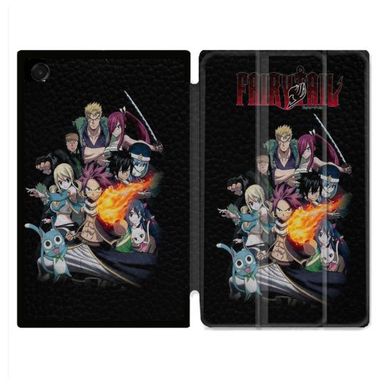 Coque Renforcée Pour Galaxy Tab A11 Plus Manga Fairy Tail Logo Team