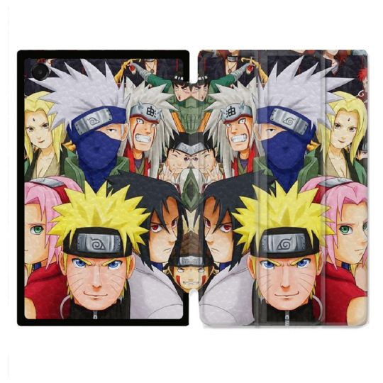 Coque Renforcée Pour Galaxy Tab A11 Plus Manga Naruto Team