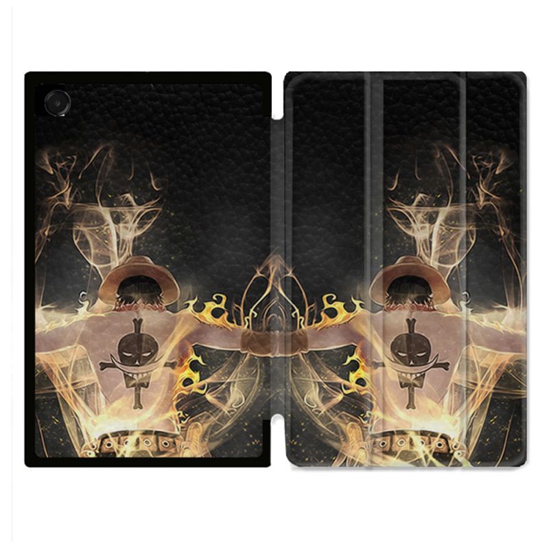 Coque Renforcée Pour Galaxy Tab A11 Plus Manga One Piece Ace Noir