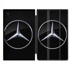 Coque Renforcée Pour Galaxy Tab A11 Plus Mercedes Carbone