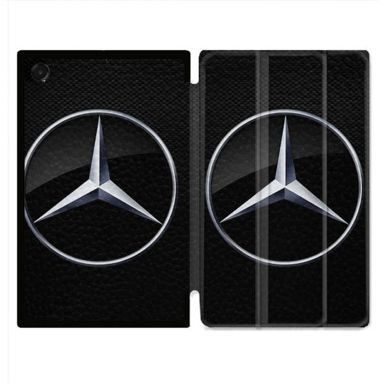 Coque Renforcée Pour Galaxy Tab A11 Plus Mercedes Carbone