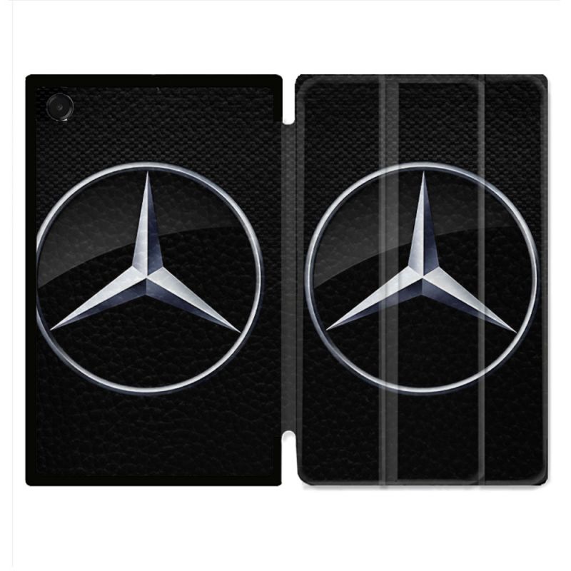 Coque Renforcée Pour Galaxy Tab A11 Plus Mercedes Carbone