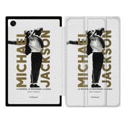 Coque Renforcée Pour Galaxy Tab A11 Plus Michael Jackson Blanc