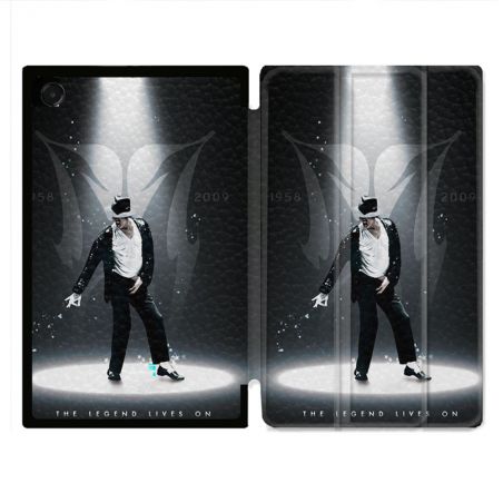 Coque Renforcée Pour Galaxy Tab A11 Plus Michael Jackson Noir