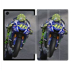 Coque Renforcée Pour Galaxy Tab A11 Plus Moto Course GP Wheeling 46