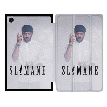 Coque Renforcée Pour Galaxy Tab A11 Plus Musique Slimane Blanc