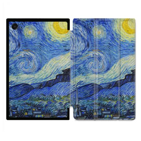 Coque Renforcée Pour Galaxy Tab A11 Plus Peinture La nuit étoilée