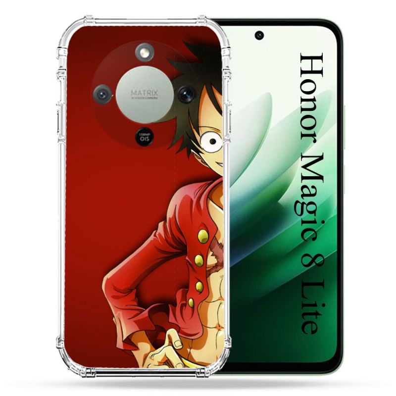 Coque Renforcée Pour Honor Magic 8 Lite 5G Manga One Piece Luffy