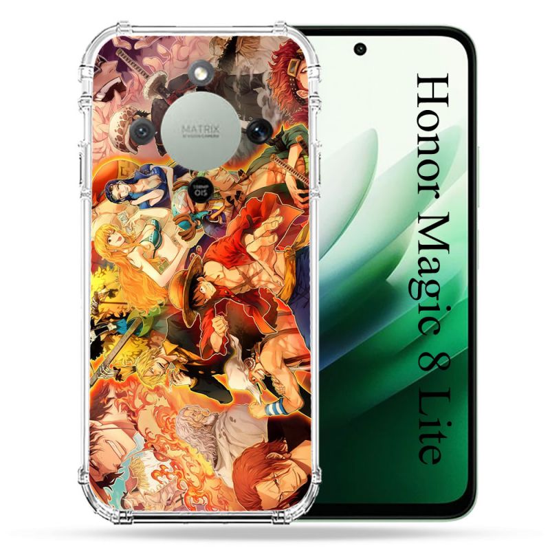 Coque Renforcée Pour Honor Magic 8 Lite 5G Manga One Piece Nakama