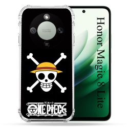 Coque Renforcée Pour Honor Magic 8 Lite 5G Manga One Piece Tete de Mort