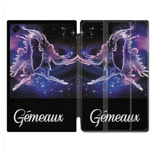 Coque Renforcée Pour Galaxy Tab A11 Plus Signe Zodiaque 2 Gémeaux