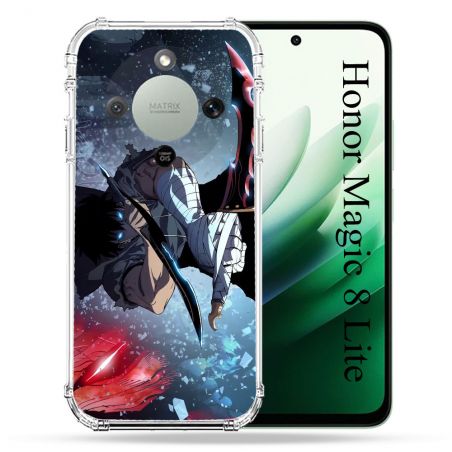Coque Renforcée Pour Honor Magic 8 Lite 5G Manga Solo Leveling Sung Epee