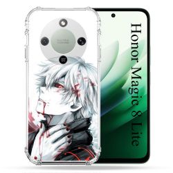 Coque Renforcée Pour Honor Magic 8 Lite 5G Manga Tokyo Ghoul Kaneki Blanc