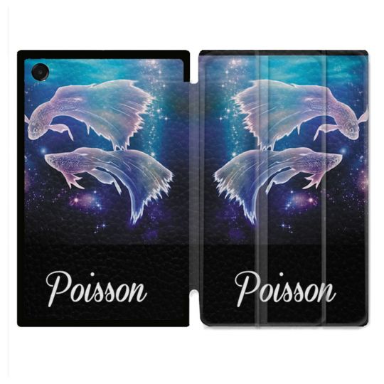 Coque Renforcée Pour Galaxy Tab A11 Plus Signe Zodiaque 2 Poisson