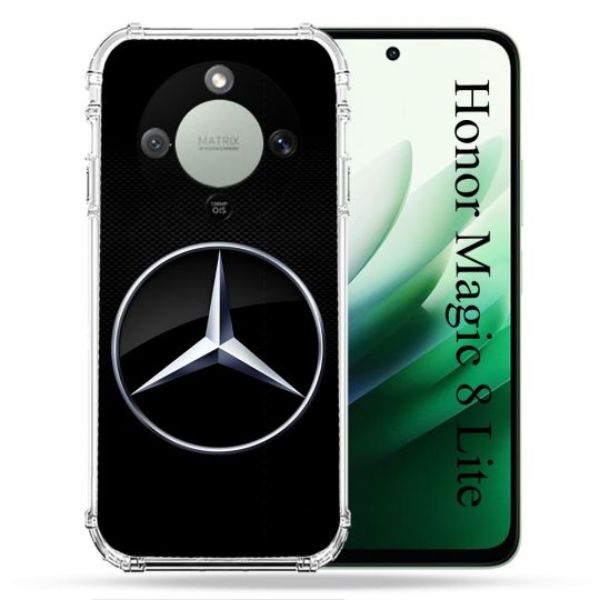 Coque Renforcée Pour Honor Magic 8 Lite 5G Mercedes Carbone