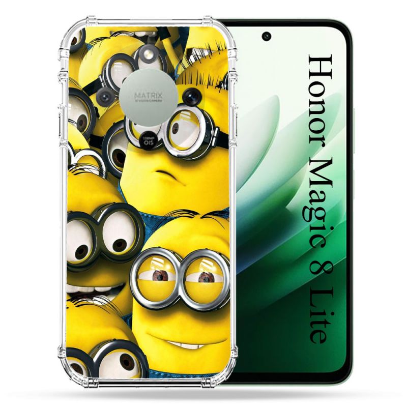 Coque Renforcée Pour Honor Magic 8 Lite 5G Minions Groupe