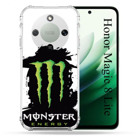 Coque Renforcée Pour Honor Magic 8 Lite 5G Monster Energy Tache