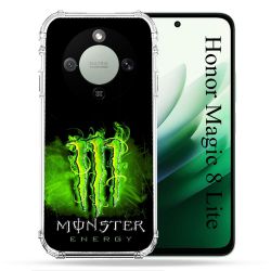 Coque Renforcée Pour Honor Magic 8 Lite 5G Monster Energy Vert