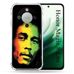 Coque Renforcée Pour Honor Magic 8 Lite 5G Musique Bob Marley 2