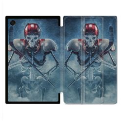 Coque Renforcée Pour Galaxy Tab A11 Plus Sport Hockey Squelette